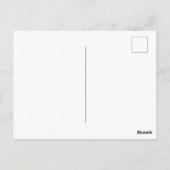 Kleurrijk Kleurblok Paarse Save the Date Briefkaar Briefkaart (Achterkant)