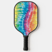 Kleurrijk kleurstofpatroon pickleball paddle (Achterkant)