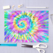 Kleurrijk kleurstofpatroon plakpapier tissuepapier (Craft)