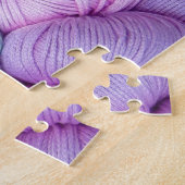 Kleurrijk Knitting Yarn Legpuzzel (Zijkant)