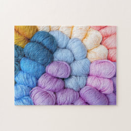Kleurrijk Knitting Yarn Legpuzzel