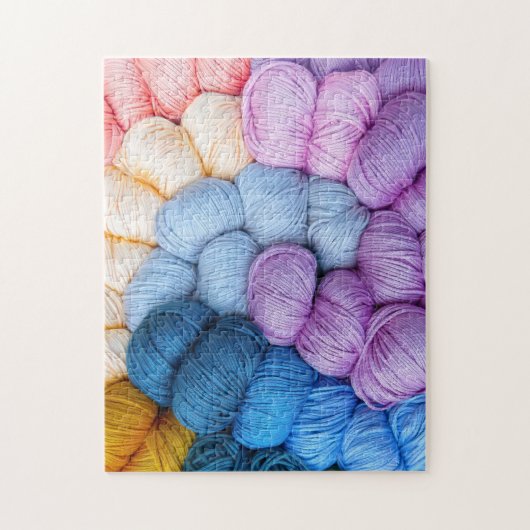 Kleurrijk Knitting Yarn Legpuzzel (Verticaal)