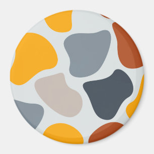 Kleurrijk, koel, trendy, modern organisch geometri magneet