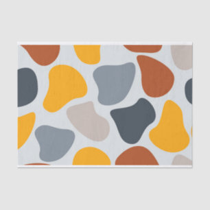 Kleurrijk, koel, trendy, modern organisch geometri tissuepapier
