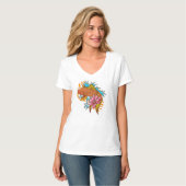 Kleurrijk Koi Goudvis T-Shirt (Voorkant volledig)