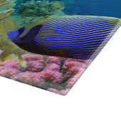 Kleurrijk koraal en tropische vis snijplank (Hoek)