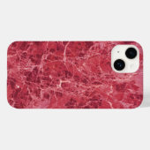 Kleurrijk koraal, rode marmer Case-Mate iPhone case (Achterkant (horizontaal))