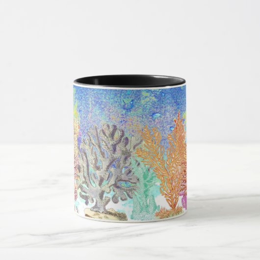 Kleurrijk koraalrif in Ocean Rocks Mok voor pa (Midden)