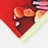 Kleurrijk koraalrif ontwerp fleece deken (Hoek)