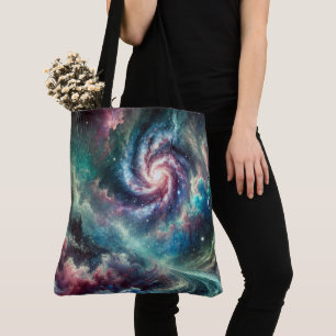 Kleurrijk Kosmisch Sterrenstelsel Spiraalvormige N Tote Bag