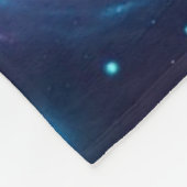 kleurrijk kosmisch zeepaardje fleece deken (Hoek)