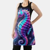 kleurrijk kosmisch zeepaardje schort (Insitu)