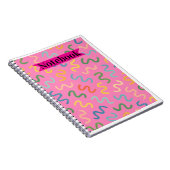 Kleurrijk Kronkel Notitieboek (Rechterzijde)