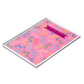 Kleurrijk Kronkel Notitieboek (Linkerzijde)