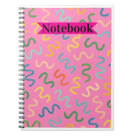 Kleurrijk Kronkel Notitieboek