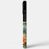 Kleurrijk kruis te midden van bloeiende bloemen Case-Mate iPhone case (Achterkant / Links)