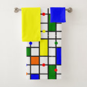 Kleurrijk kruiswoord bad handdoek (Insitu)