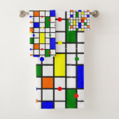 Kleurrijk kruiswoord bad handdoek (Insitu)