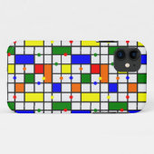 Kleurrijk kruiswoord Case-Mate iPhone case (Achterkant (horizontaal))