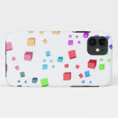 Kleurrijk Kubusontwerp Case-Mate iPhone Case (Achterkant (horizontaal))