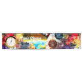 KLEURRIJK KUNSTENAAR KLEURENPALET NAAMBORDJE (Voorkant)