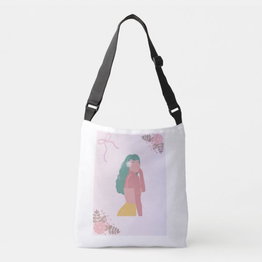 Kleurrijk Kunstontwerp Dagelijkse Canvas Tote Tas (Voorkant)
