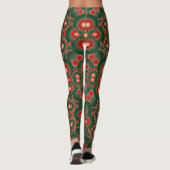 Kleurrijk kunstontwerp leggings (Achterkant)