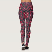 Kleurrijk kunstontwerp leggings (Achterkant)