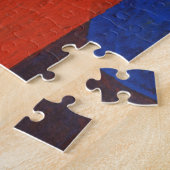 Kleurrijk kunstwerk legpuzzel (Zijkant)