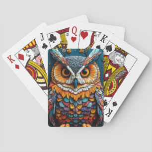 Kleurrijk Kunstwerk Met Ingewikkelde Details Van E Pokerkaarten