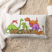 Kleurrijk kussen met dinosaurus voor kinderen (Deken)