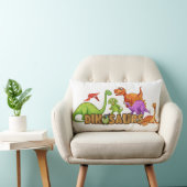 Kleurrijk kussen met dinosaurus voor kinderen (Stoel)