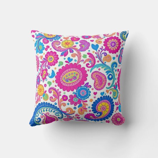 Kleurrijk kussenontwerp kussen (Achterkant)