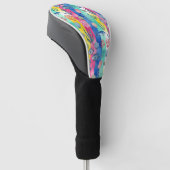 Kleurrijk kust zeedierenpatroon (6) golfheadcover (Schuin)