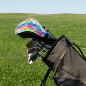 Kleurrijk kust zeedierenpatroon (6) golfheadcover (Insitu)