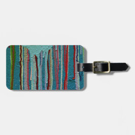 Kleurrijk label. bagagelabel