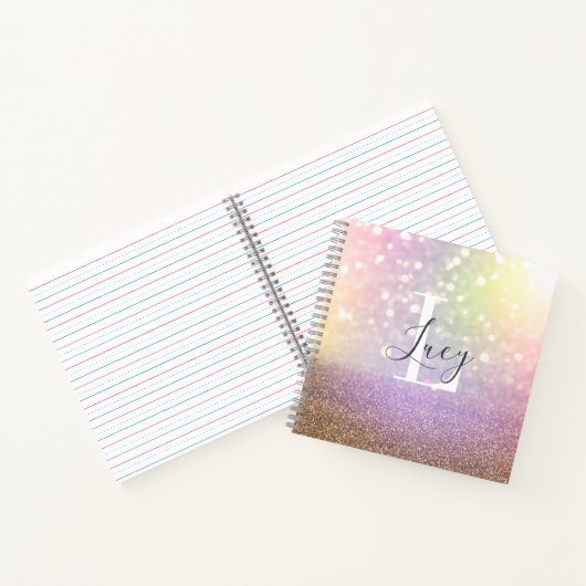 Kleurrijk lampje notitieboek (Binnen)