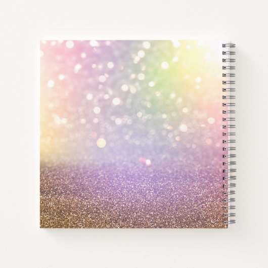 Kleurrijk lampje notitieboek (Achterkant)