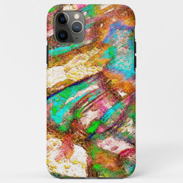 Kleurrijk - Landelijk en ruw zoals ruwe pleisterka Case-Mate iPhone Case