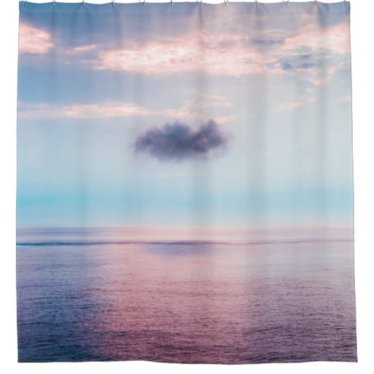 Kleurrijk landschap douchegordijn (Voorkant)