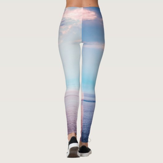 Kleurrijk landschap leggings (Achterkant)
