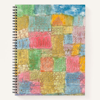 Kleurrijk landschap - Paul Klee Notitieboek