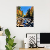 Kleurrijk landschap van New England Poster (Thuiskantoor)