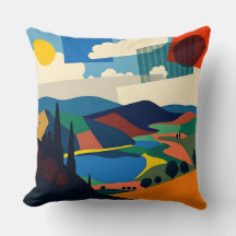 Kleurrijk landschapsontwerp