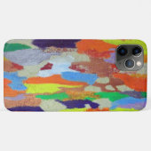 kleurrijk lap kleed iPhone hoesje (Achterkant (horizontaal))