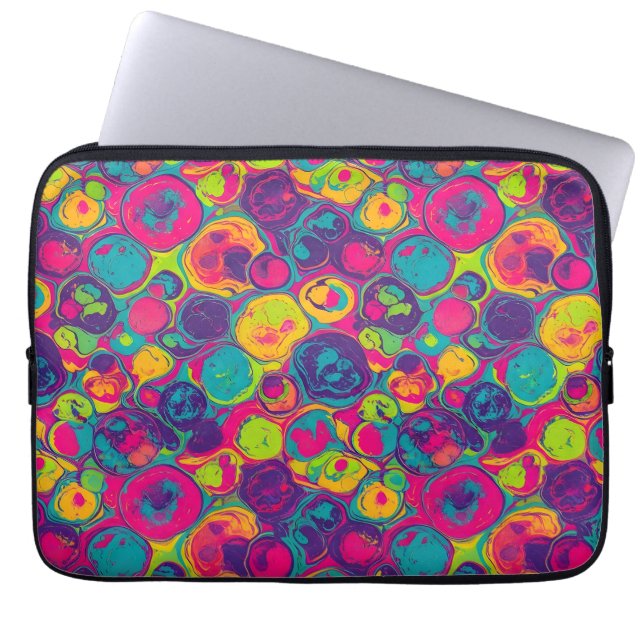 Kleurrijk Laptop Sleeve (Voorkant)