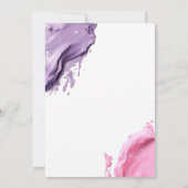 Kleurrijk Laten we schilderen Kind elke leeftijd v Kaart (Achterkant)