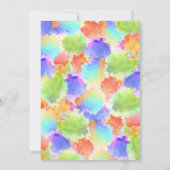 Kleurrijk Laten we schilderen Kunst Verjaardagsfee Kaart (Achterkant)