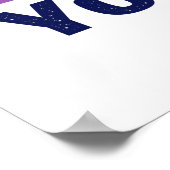 kleurrijk leed ik mis je citaat poster (Hoek)