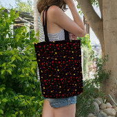 Kleurrijk lef tote bag